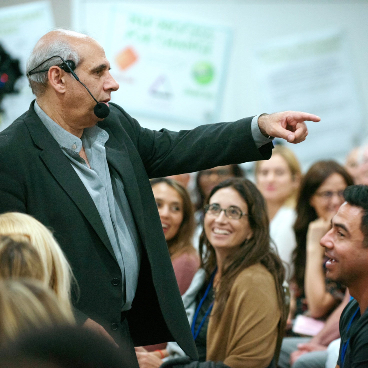 John La Valle speaking at an NLP seminar in Orlando, Florida